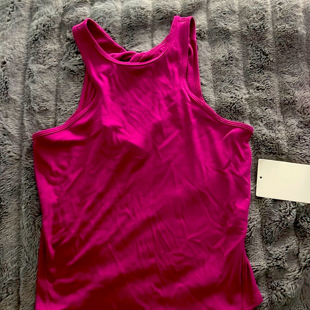 Lululemon Ribbed modal silk twist back yoga tank